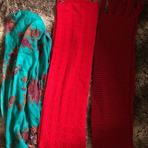 3 for $15 (gently used scarves 🧣)